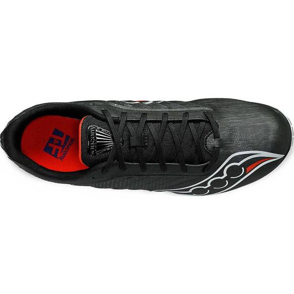 NEW SAUCONY men\'s spitfire 5 spike shoes in black infrared main image 4